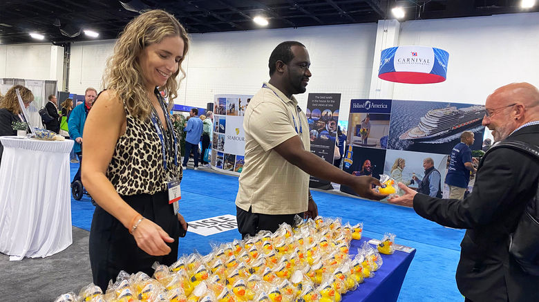 A walk through CruiseWorld's exhibitor showcase