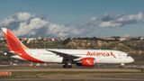 An Avianca 787 in Madrid.