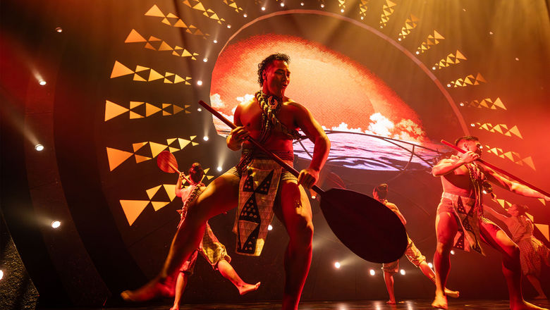 The new Cirque du Soleil show takes the audience through Hawaiian stories through song and dance.