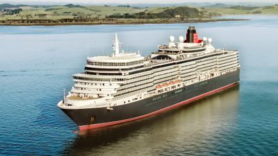 The Queen Elizabeth was scheduled to call at Port Vila on Vanuatu on Dec. 28.