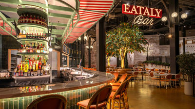 The Eataly Bar at Park MGM provides indoor and outdoor seating, a bruschetta menu and to-go options.