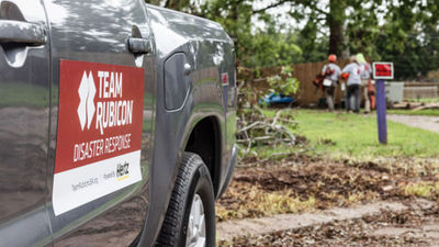 Hertz is donating pickup truck rentals to its nonprofit partner, Team Rubicon, to get aid to Los Angeles communities.