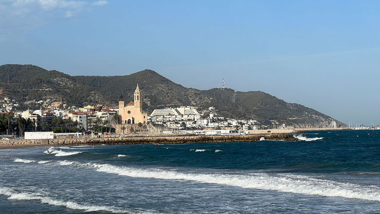 The charming beach town of Sitges, which provided a more laid-back experience than nearby Barcelona.