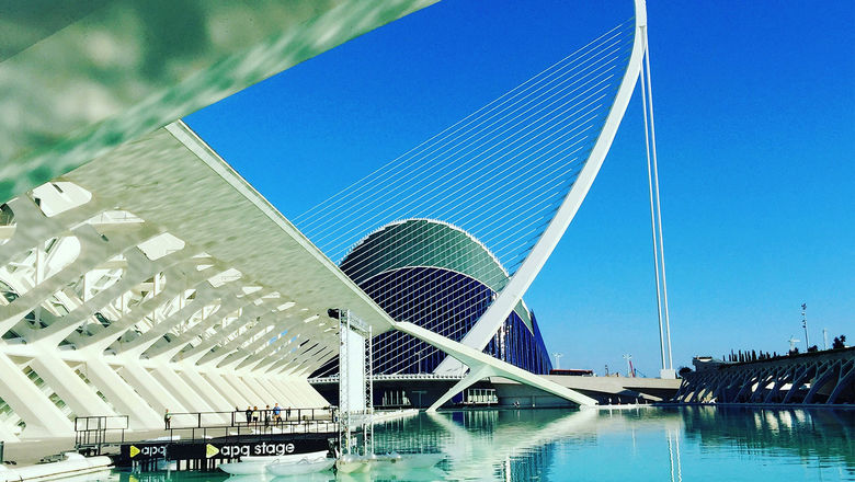 Valencia’s City of Arts and Sciences was undamaged by the devastating floods of October.