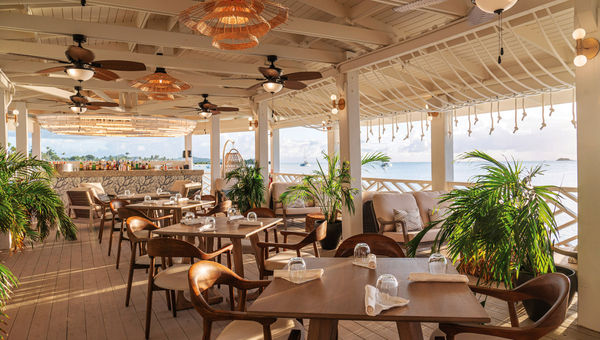 Pescari is the Royalton Chic Antigua's overwater seafood restaurant.