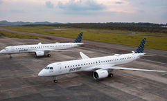 Porter Airlines will fly Embraer E-195s on the Toronto-New York La Guardia route.