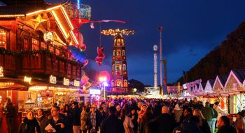 Tuileries Garden Christmas Market in Paris.