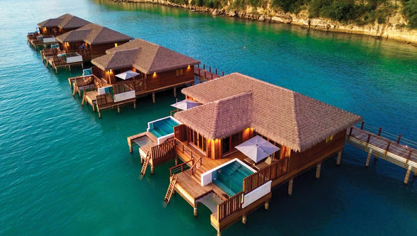 The overwater bungalows at the Royalton Chic Antigua are a first for the Chic brand.