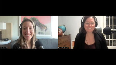 Cruise editor Andrea Zelinski, left, and host Rebecca Tobin talk about the positive momentum of the cruise business during this episode of the Folo by Travel Weekly.