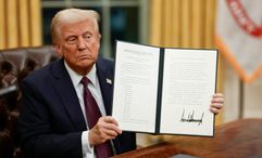 Donald Trump signed sweeping executive orders in his first two days of his second presidency.